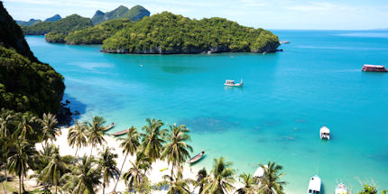 Thailand is filled with tropical white sandy beaches and translucent water